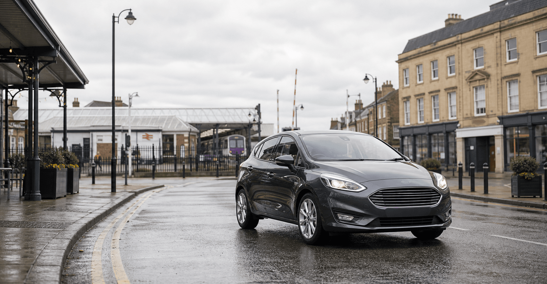 Compact hire car ready for practical travel around Cleethorpes